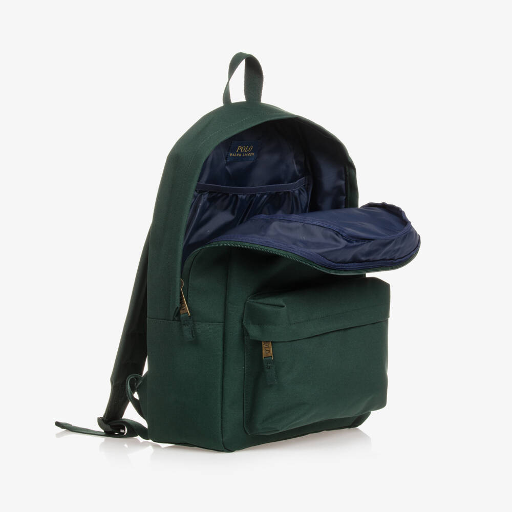 Ralph Lauren-Green Pony Backpack (44cm) | Childrensalon Outlet