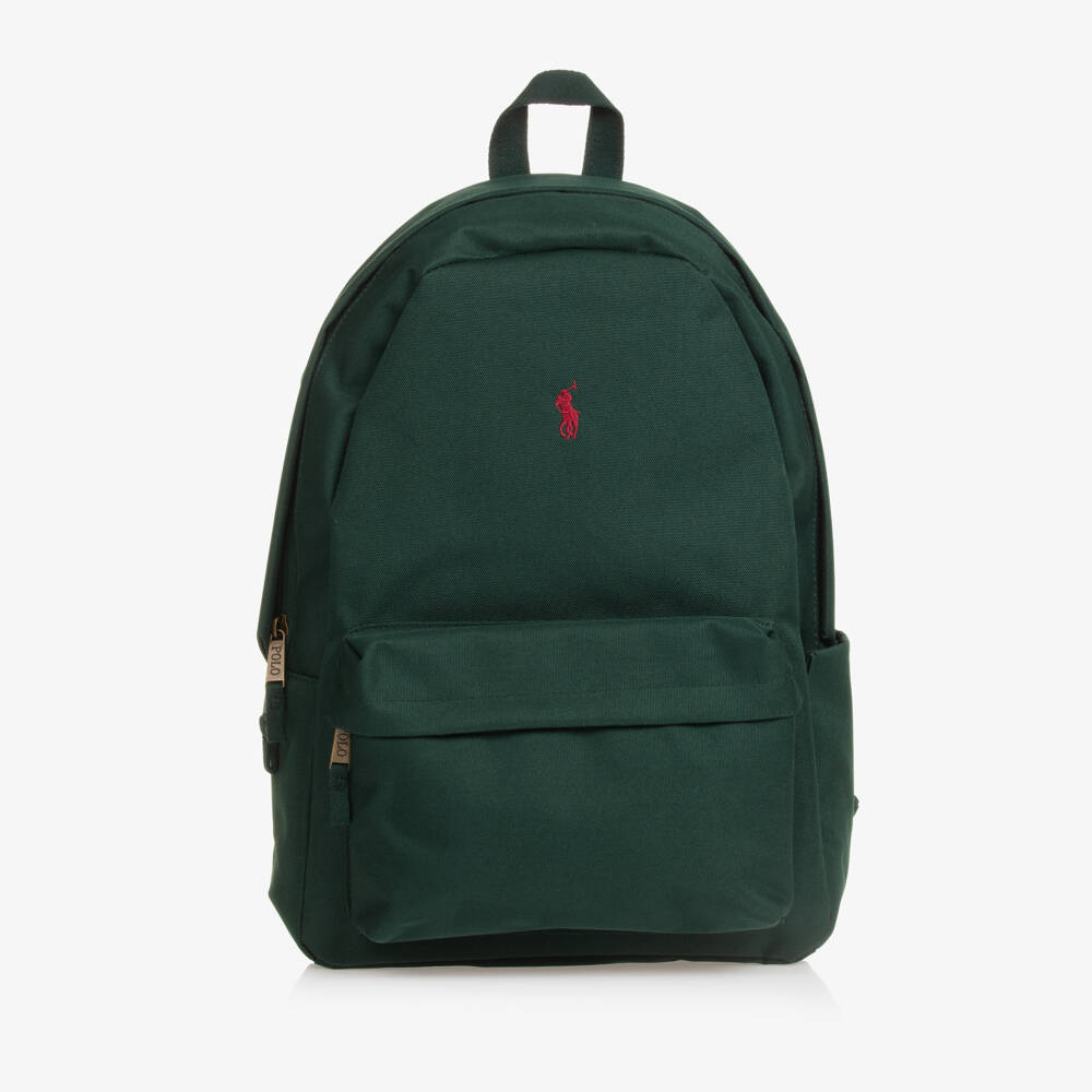 Ralph Lauren-Green Pony Backpack (44cm) | Childrensalon Outlet