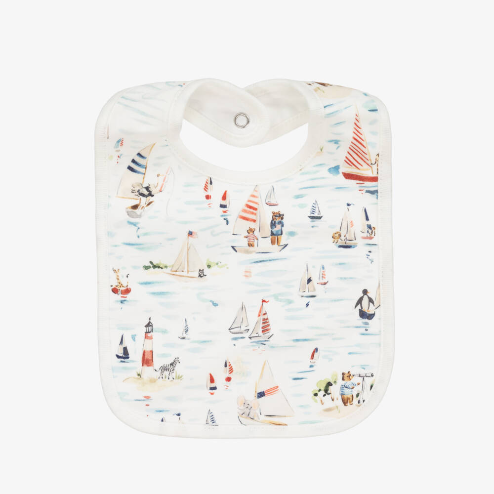 Ralph Lauren-Infant Boys Nautical Pattern Bib | Childrensalon Outlet