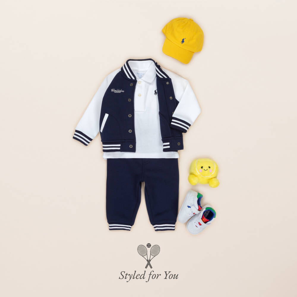 Ralph Lauren-Infant Boys Sunny Cotton Logo Cap | Childrensalon Outlet