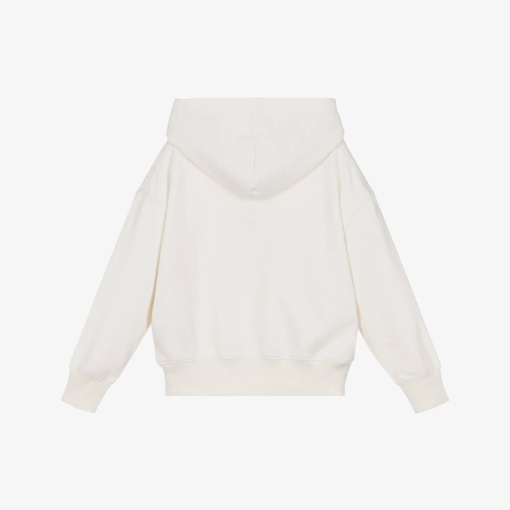Ralph Lauren-Ivory Bear Hoodie | Childrensalon Outlet