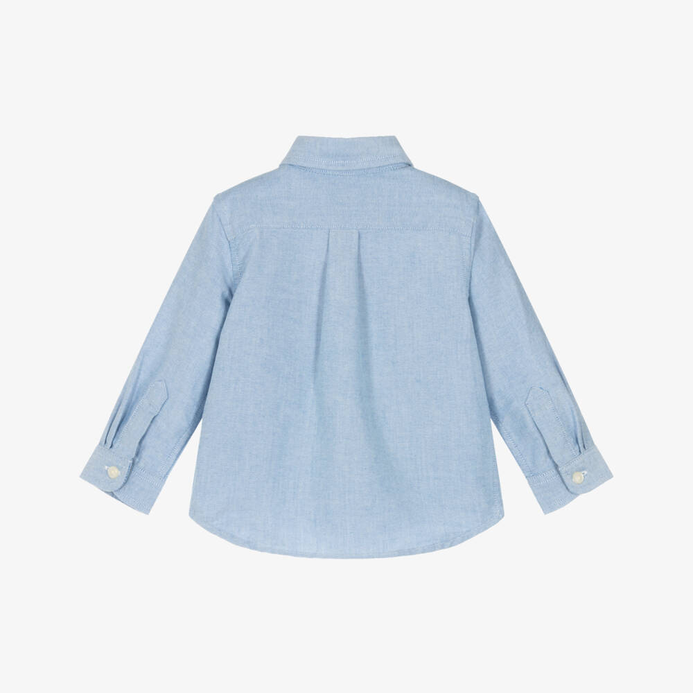 Ralph Lauren-Littles' Sky Oxford Cotton Shirt | Childrensalon Outlet