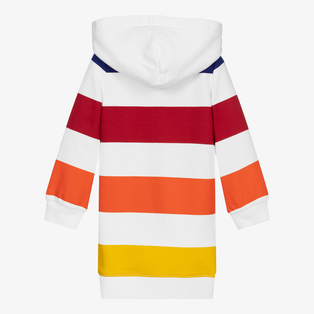 Striped best sale hooded dress