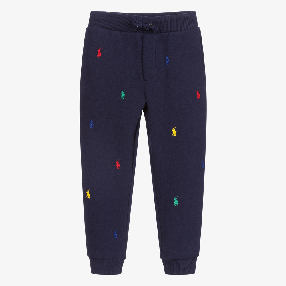 Polo Ralph Lauren - Navy Blue Logo Joggers | Childrensalon