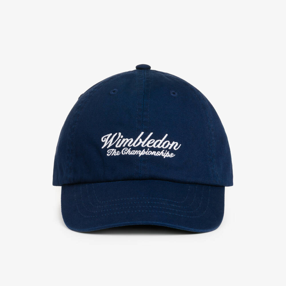 Ralph Lauren-Navy Blue Wimbledon Collection Cotton Cap | Childrensalon Outlet