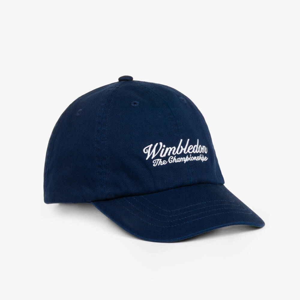 Ralph Lauren-Navy Blue Wimbledon Collection Cotton Cap | Childrensalon Outlet