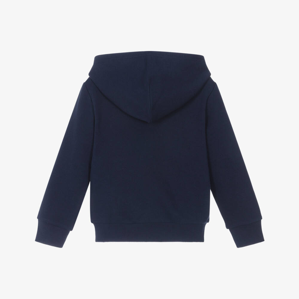 Ralph Lauren-Navy Cotton Kids' Hoodie Delight | Childrensalon Outlet
