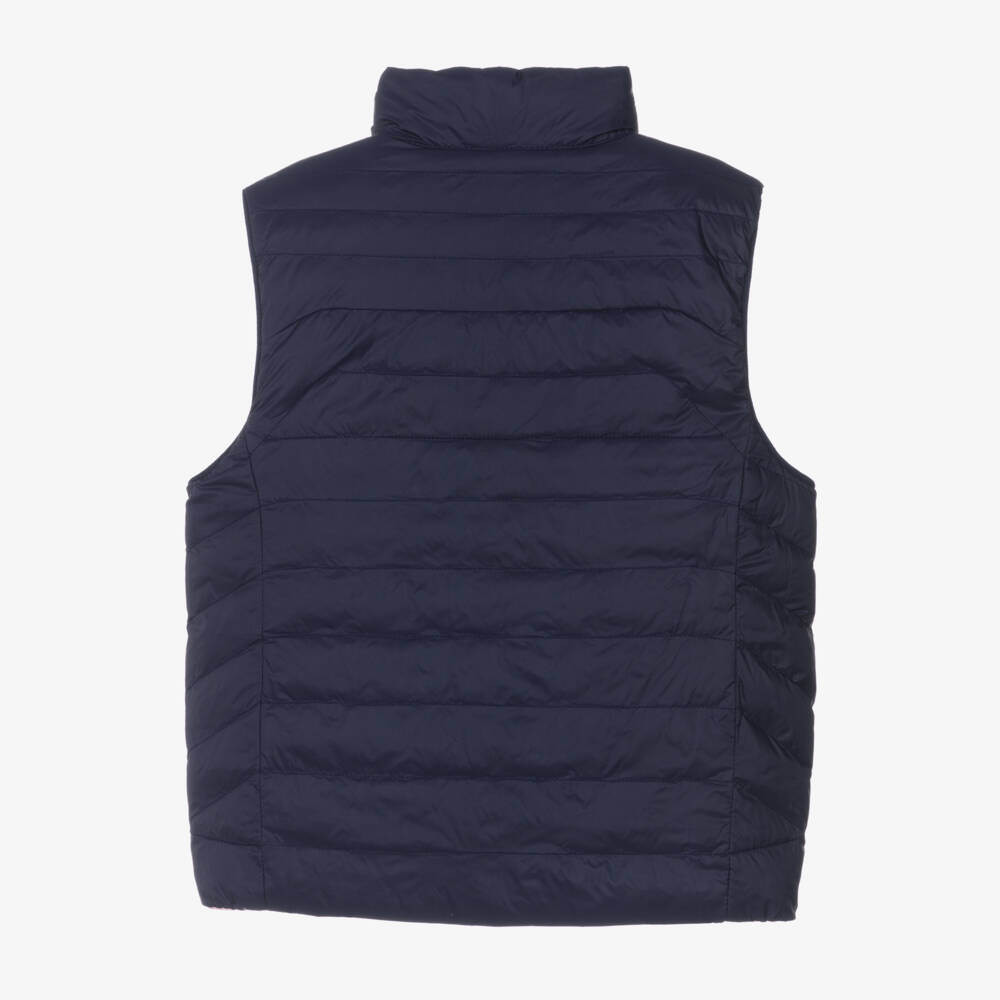 Ralph Lauren-Pink & Blue P-Layer 2 Reversible Gilet | Childrensalon Outlet