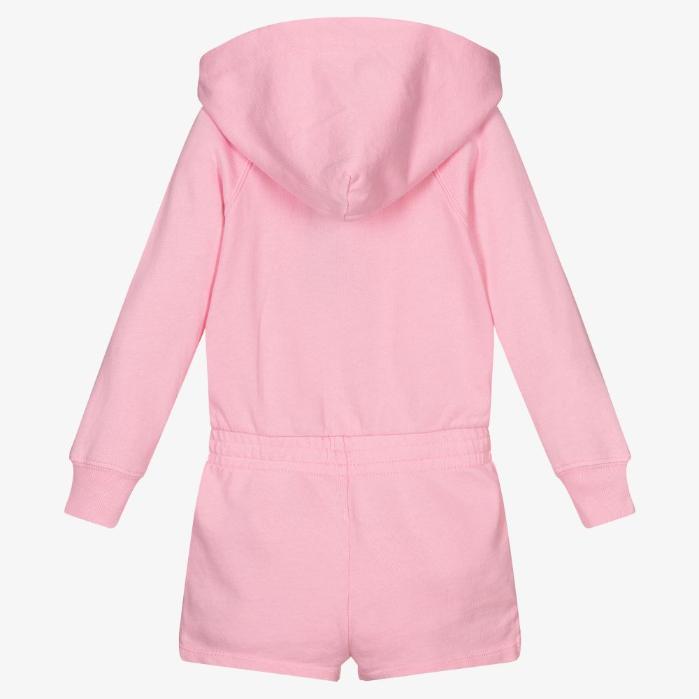 Pink polo jumpsuit new arrivals