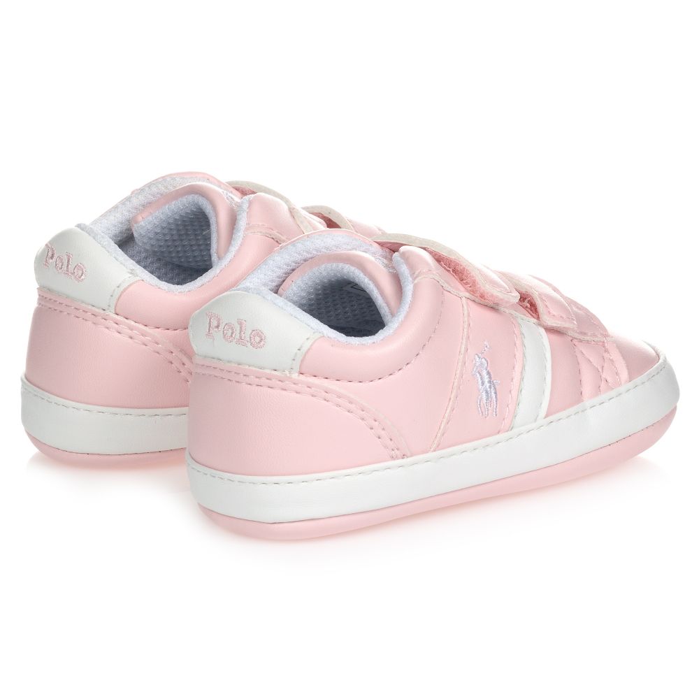 Ralph Lauren Pink Pre Walker Baby Trainers Childrensalon Outlet