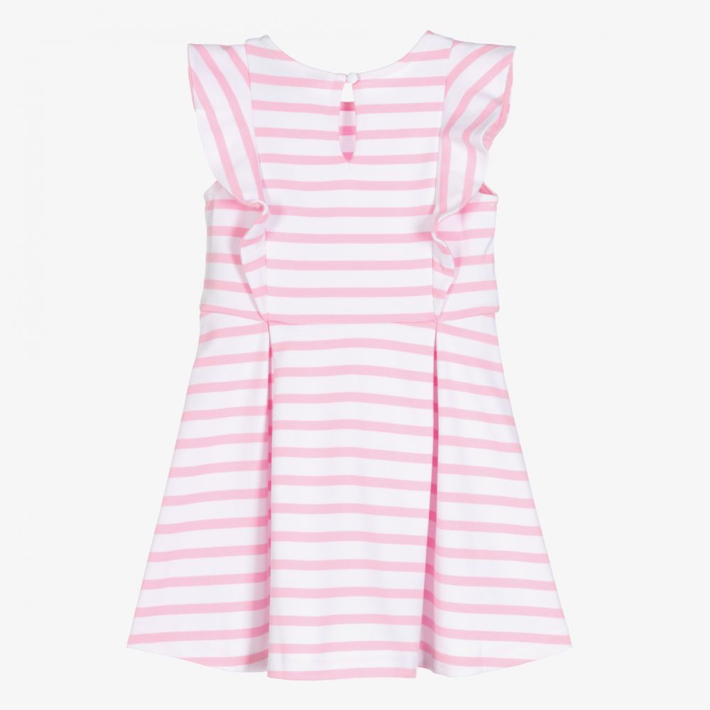 Ralph lauren pink and white striped dress shop