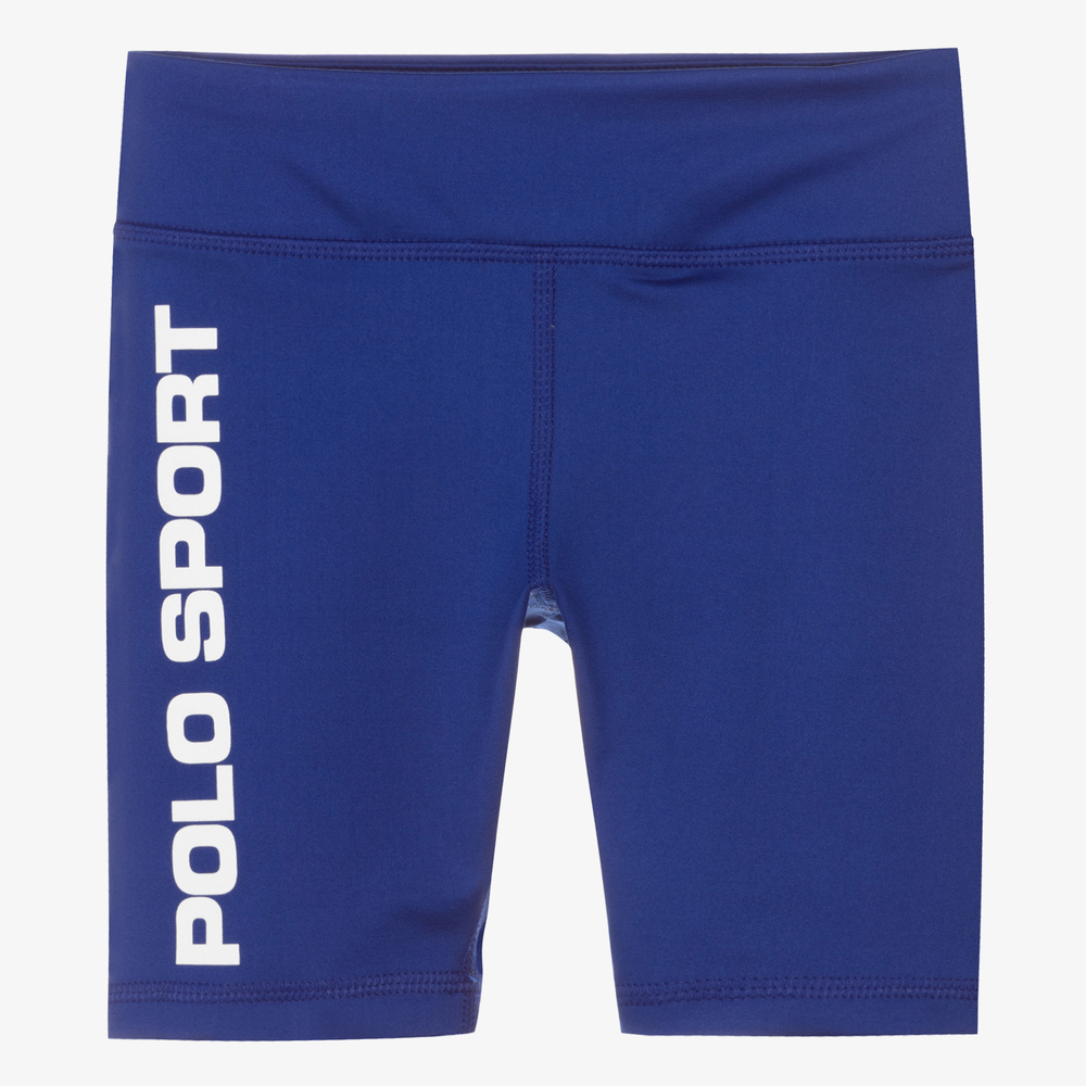 Polo Ralph Lauren - Blaue Polo Sport Radlerhose | Childrensalon