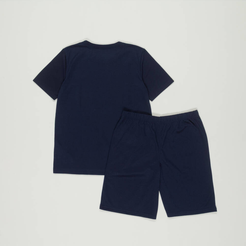 Ralph Lauren-Preloved Boys Navy Blue Jersey Pyjamas (12-13 years) | Childrensalon Outlet