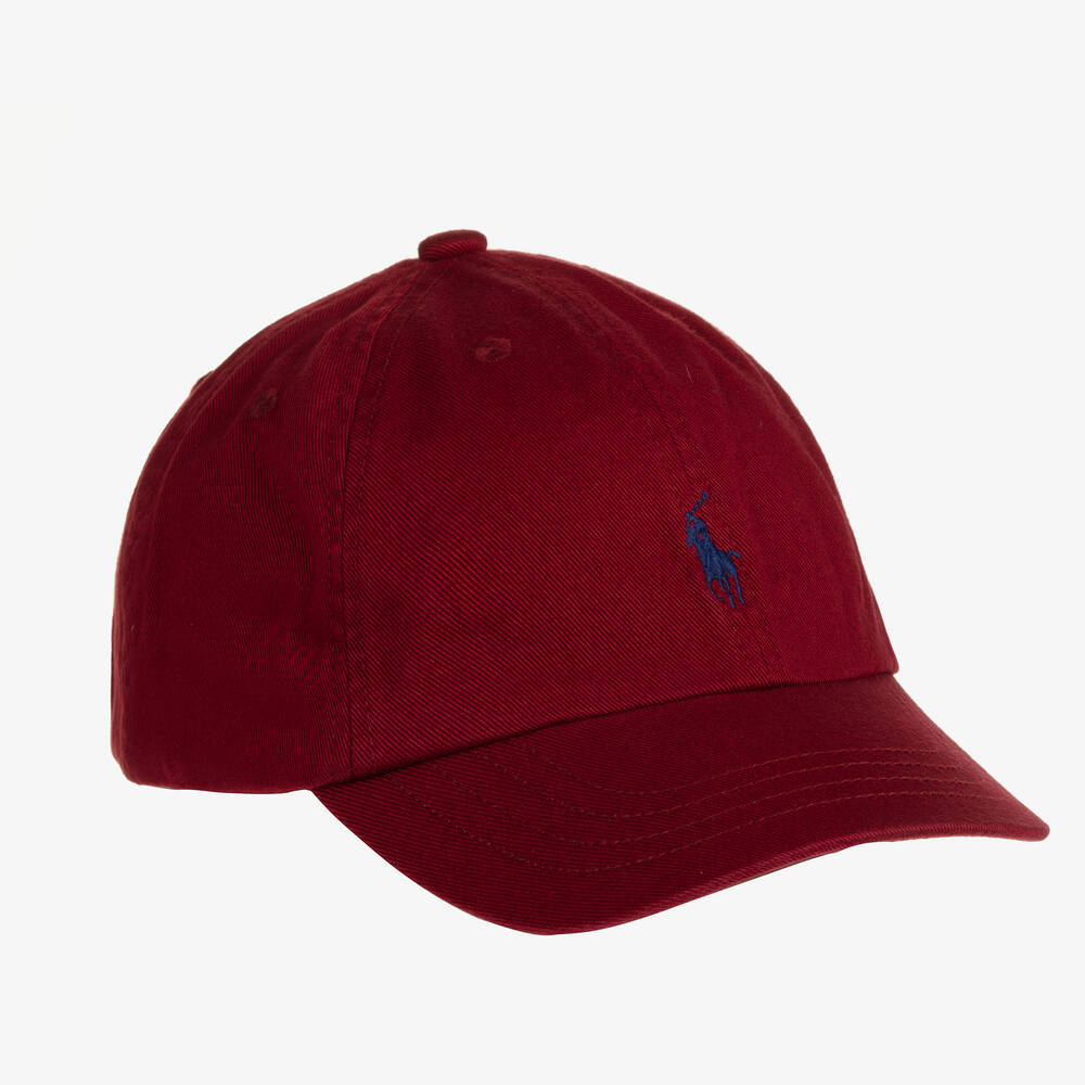 Polo Ralph Lauren - Red Cotton Logo Cap | Childrensalon