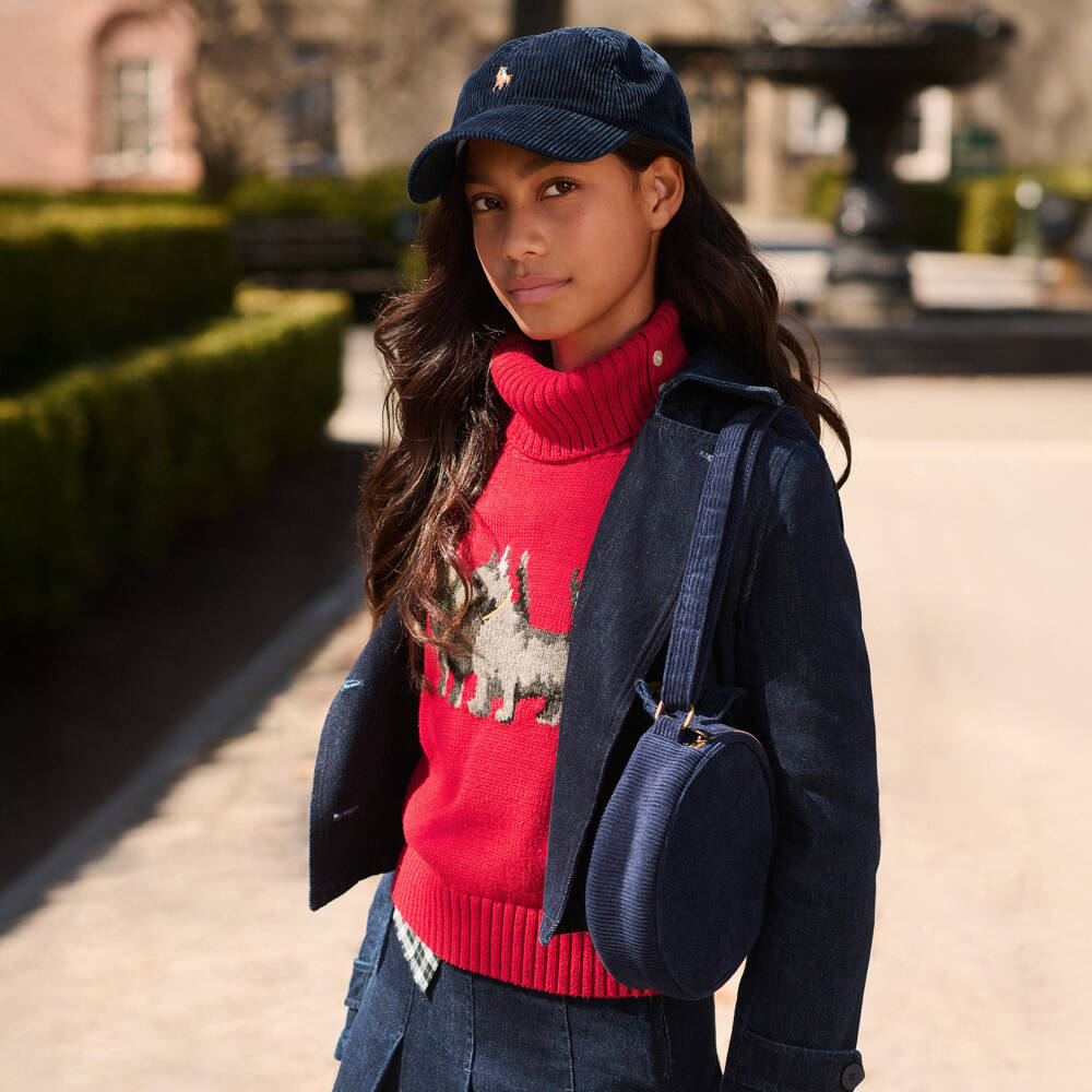 Ralph Lauren-Red Scotish Dogs Sweater | Childrensalon Outlet