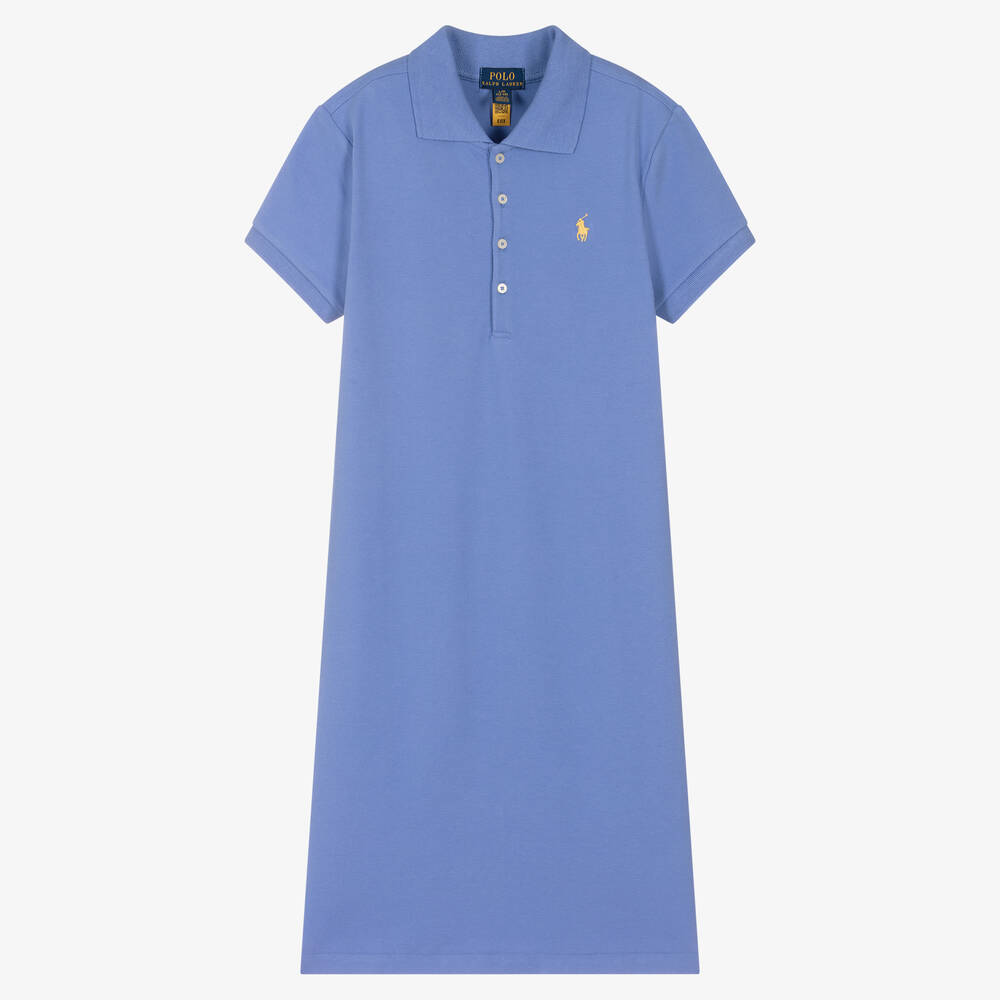 Polo Ralph Lauren - Teen Blue Polo Shirt Dress | Childrensalon