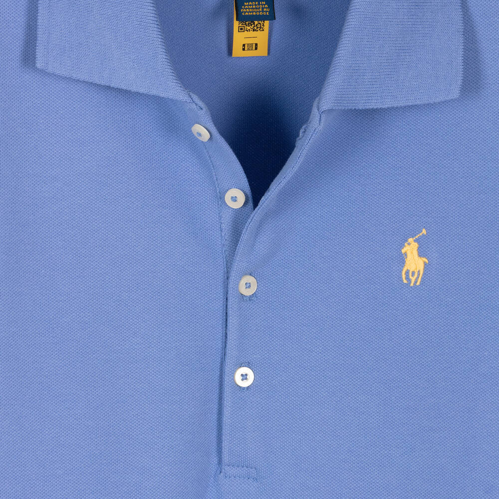 【限定販売】 Lauren Ralph Polo - Dress Shirt Polo Blue Teen トップス