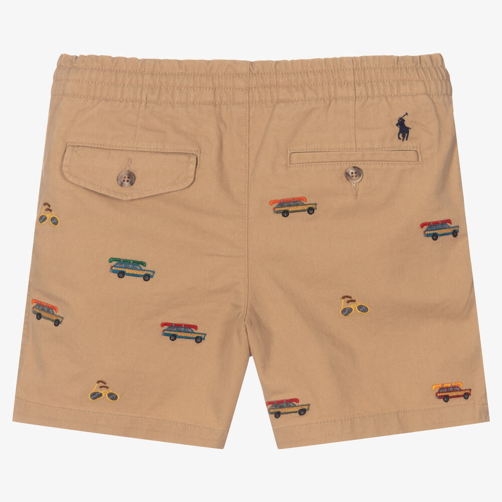 Polo Ralph Lauren-Teen Boys Beige Chino Shorts | Childrensalon Outlet