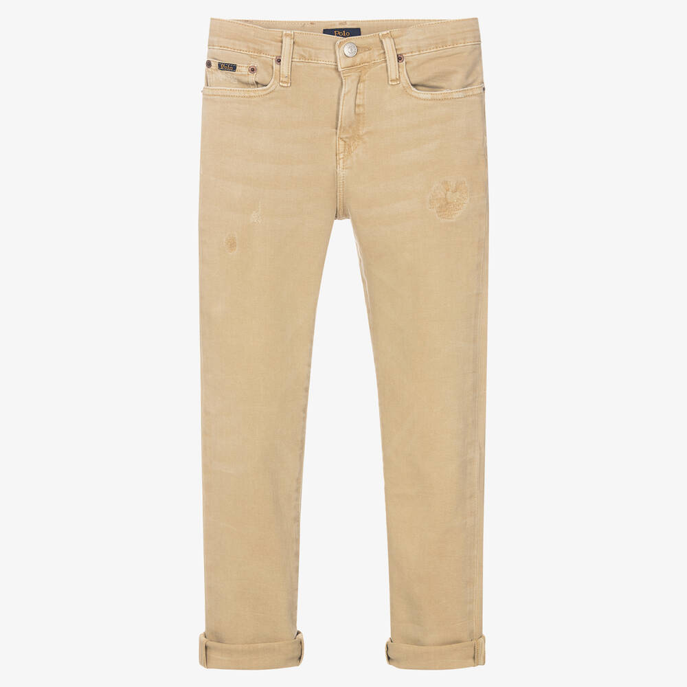 Polo Ralph Lauren-Teen Boys Beige Trousers | Childrensalon Outlet