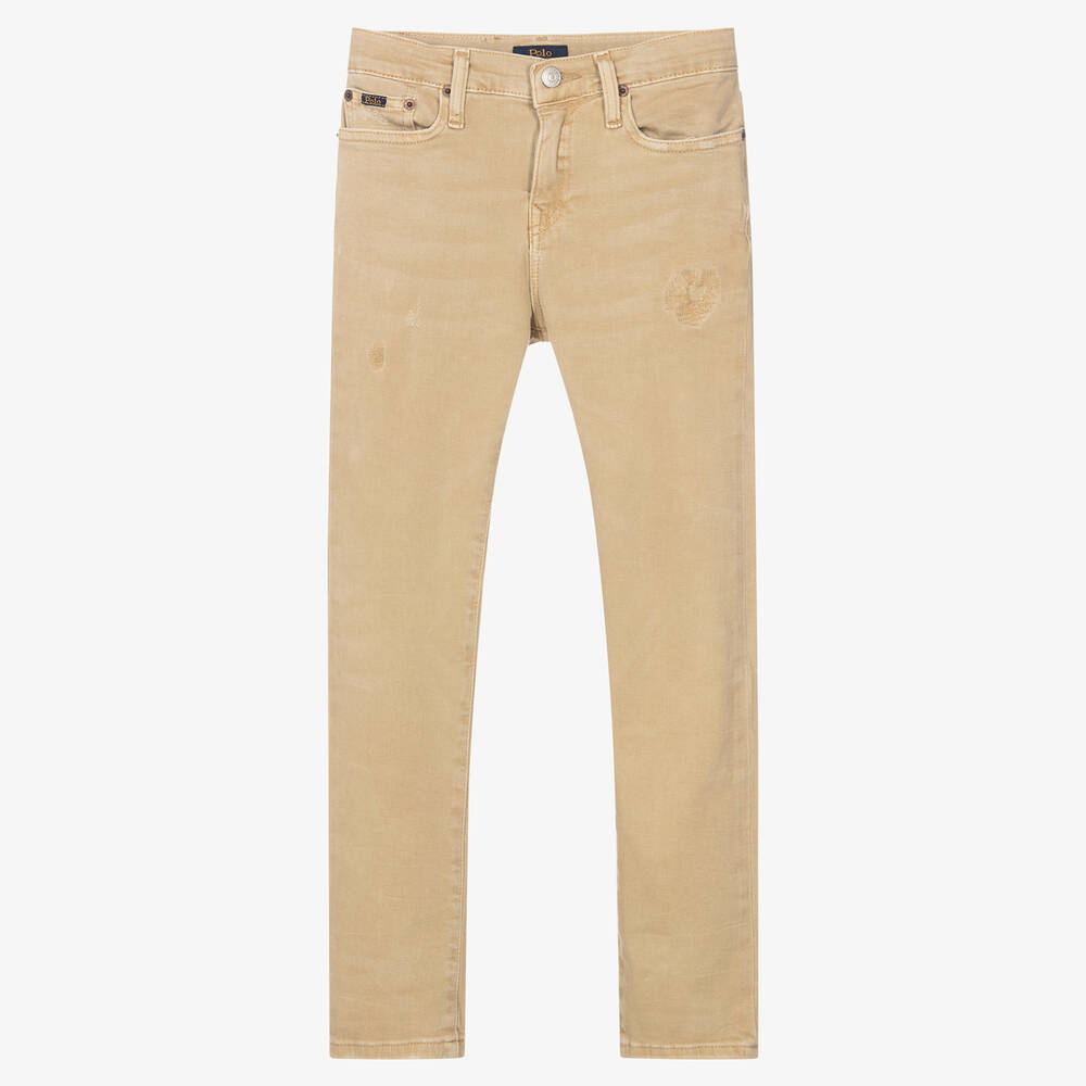 Polo Ralph Lauren - Бежевые брюки для мальчиков-подростков | Childrensalon