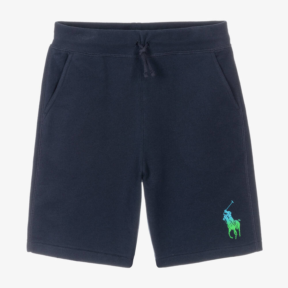 Polo Ralph Lauren Teen Boys Blue Big Pony Jersey Shorts