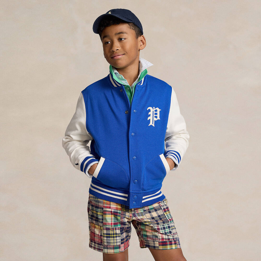 Ralph lauren cotton baseball jacket store