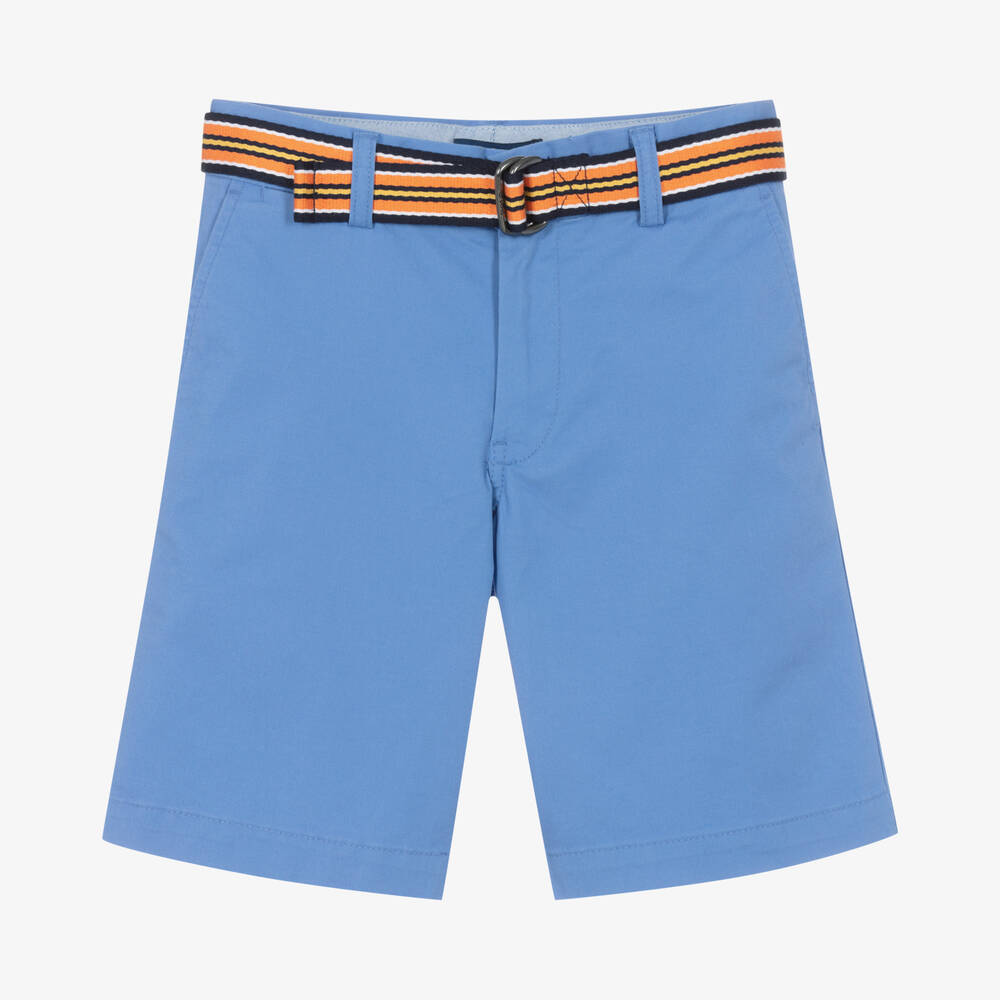 Ralph Lauren - Голубые хлопковые шорты чинос | Childrensalon
