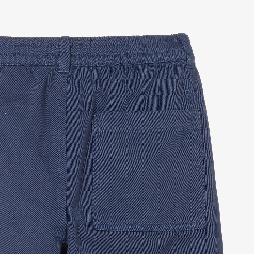 Ralph Lauren-بنطلون تينز ولادي قطن لون كحلي | Childrensalon Outlet