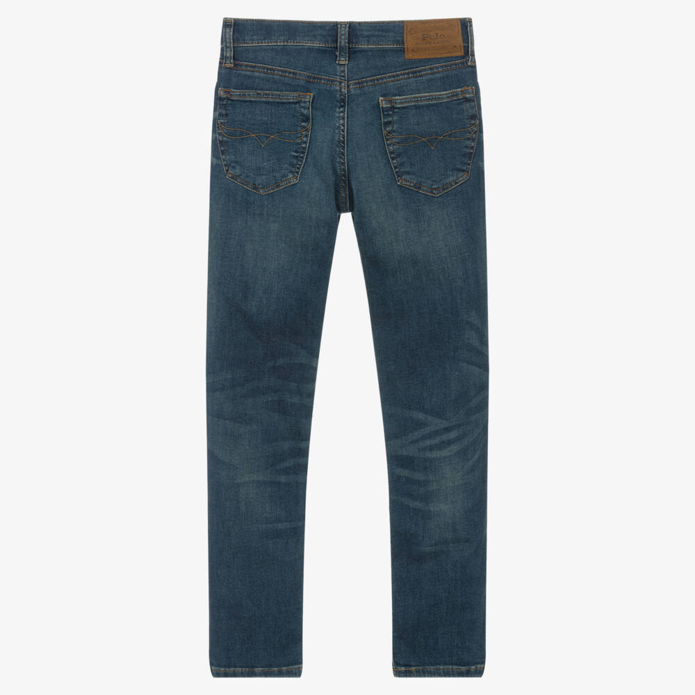 Ralph Lauren-Teen Boys Blue Denim Skinny Jeans | Childrensalon Outlet
