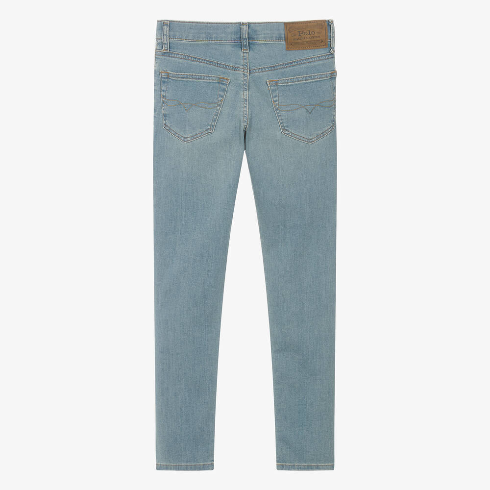 Ralph Lauren Teen Boys Blue Denim Skinny Jeans