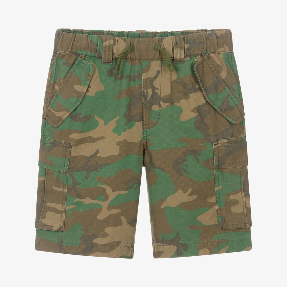 Polo Ralph Lauren - Teen Boys Camouflage Cargo Shorts | Childrensalon