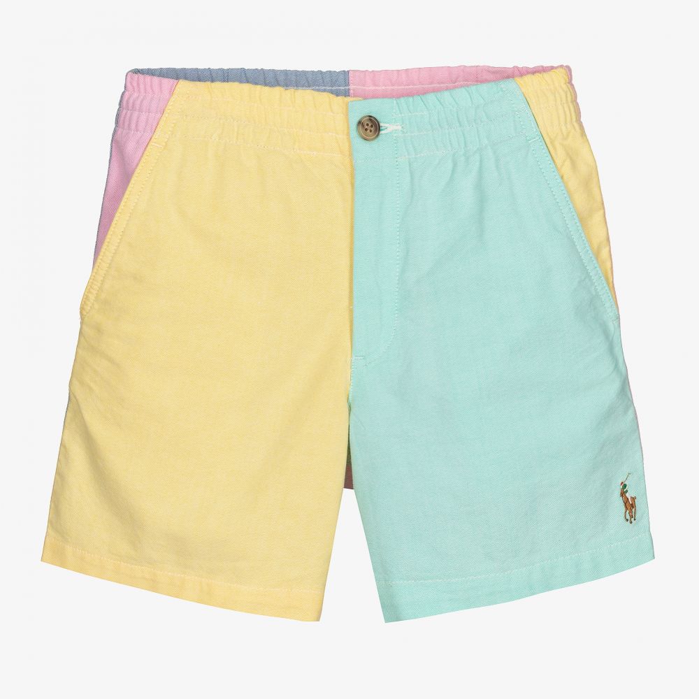 Polo Ralph Lauren - Short colour block Ado garçon | Childrensalon