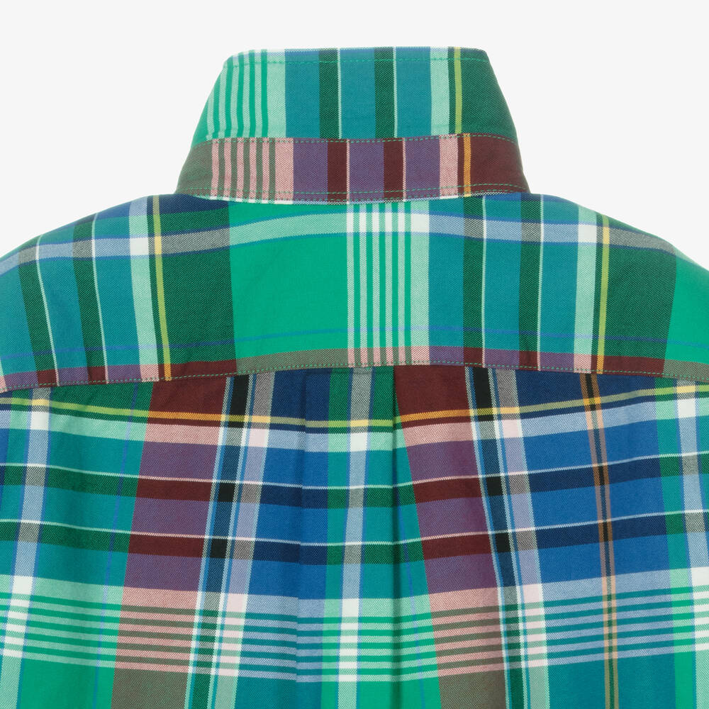 Polo Ralph Lauren-Teen Boys Cotton Tartan Shirt | Childrensalon Outlet