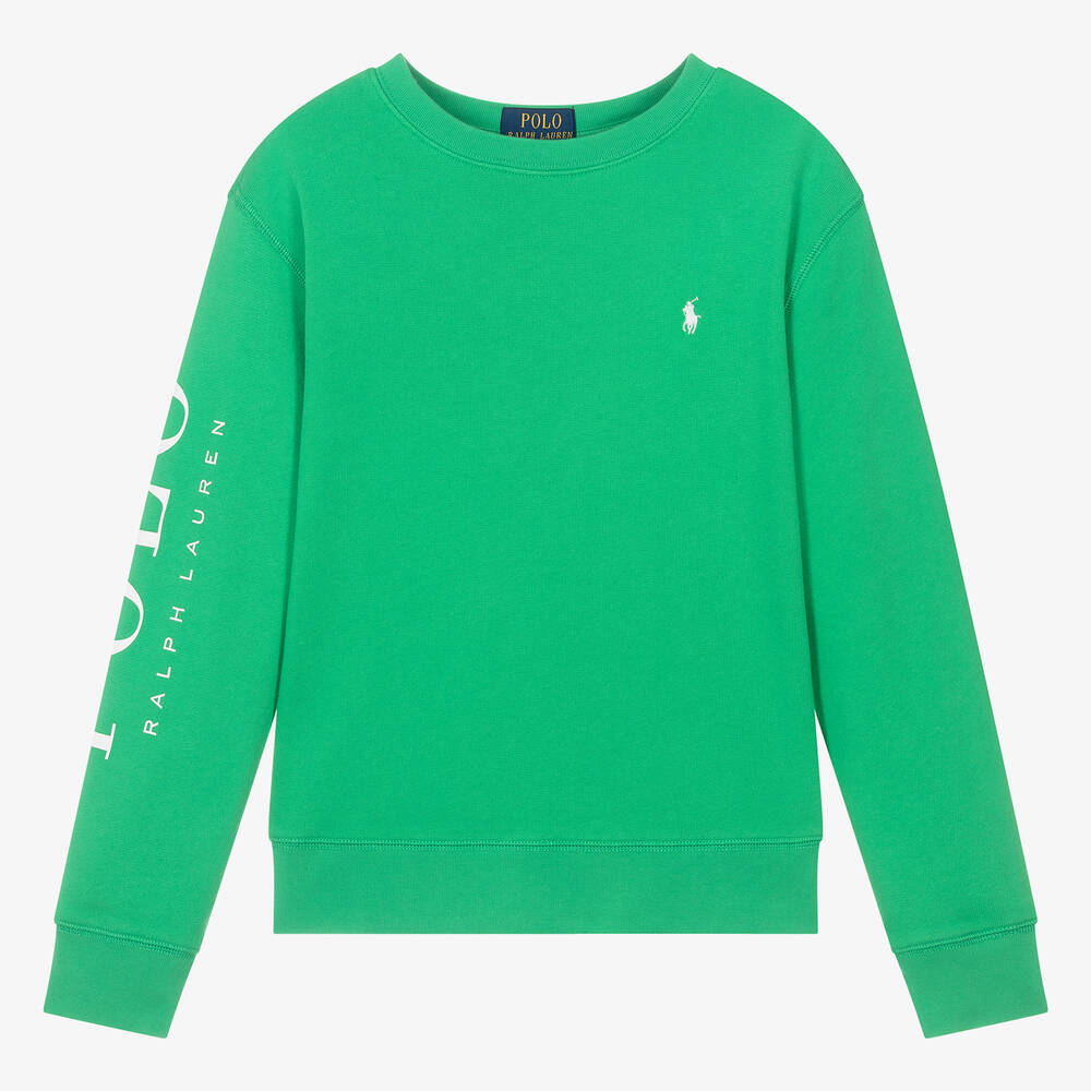 Green polo sweatshirt 2025