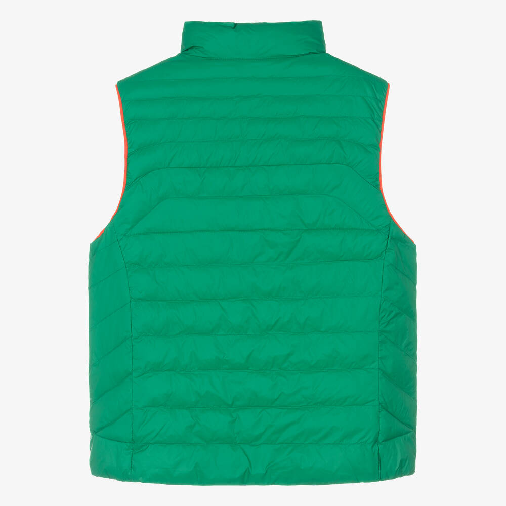 Ralph Lauren-Teen Boys Green Reversible Puffer Gilet | Childrensalon Outlet