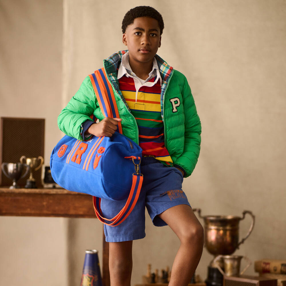 Ralph Lauren-Teen Boys Multicolour Stripe Polo Shirt | Childrensalon Outlet