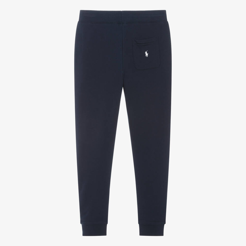 Ralph Lauren-Teen Boys Navy Blue Cotton Joggers | Childrensalon Outlet