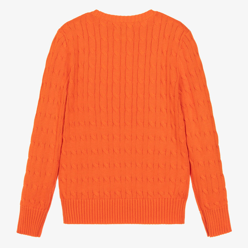 Orange best sale sweater boys