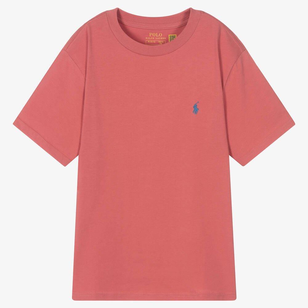 Polo Ralph Lauren - T-shirt rouge Ado garçon | Childrensalon