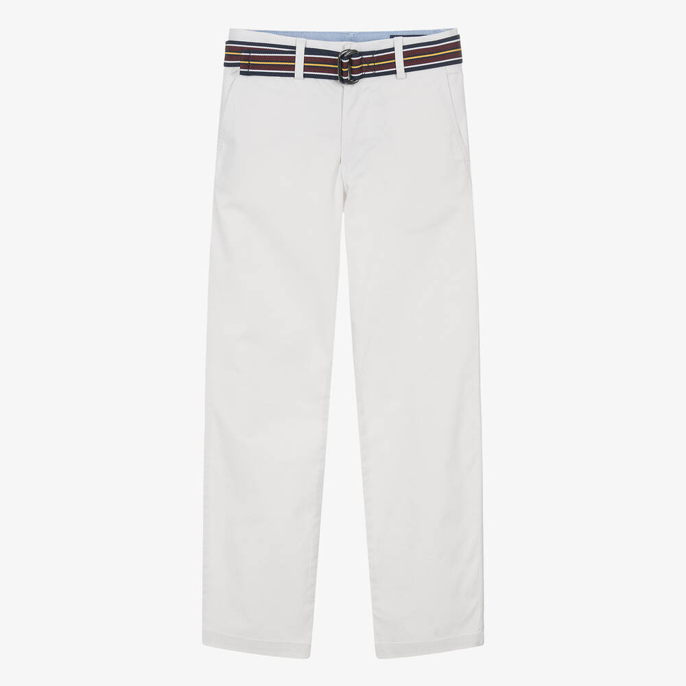 Ralph lauren white chino pants clearance