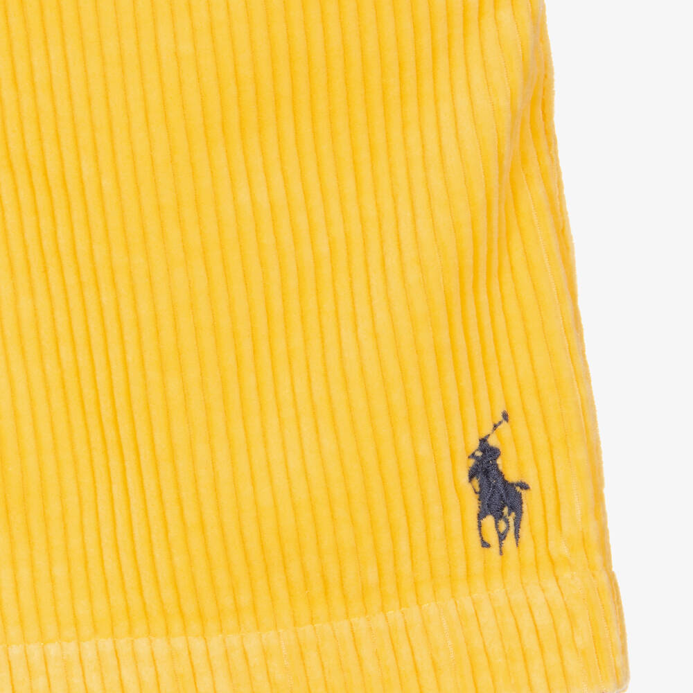 Polo Ralph Lauren-Teen Boys Yellow Cotton Shorts | Childrensalon Outlet