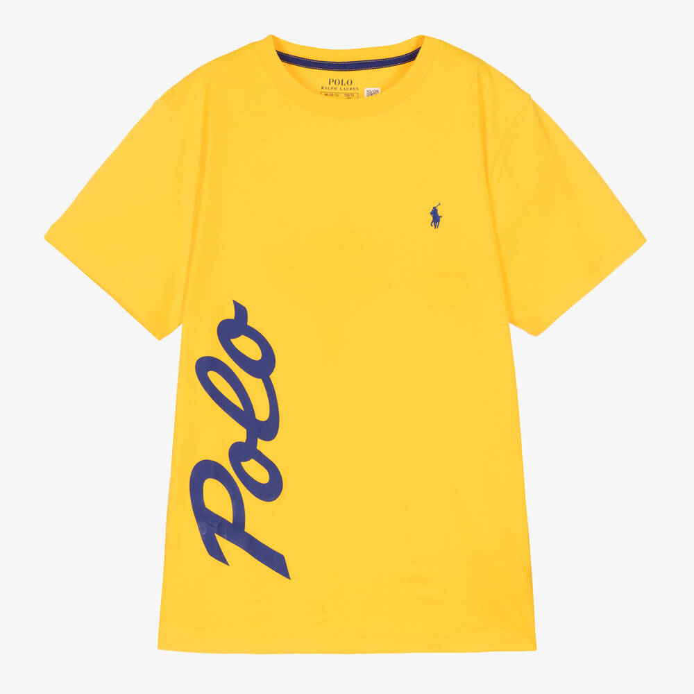 Ralph lauren t shirt yellow outlet