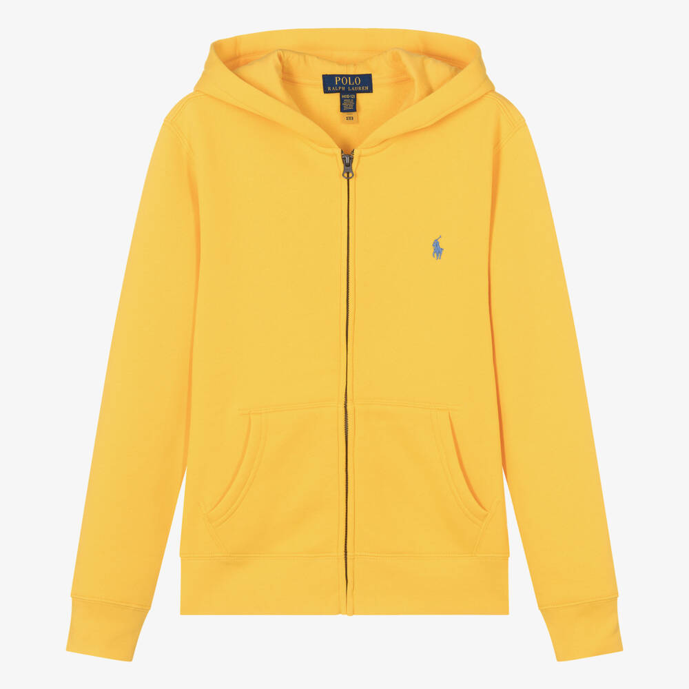 Ralph Lauren Boys Logo Zip Up Top in Black