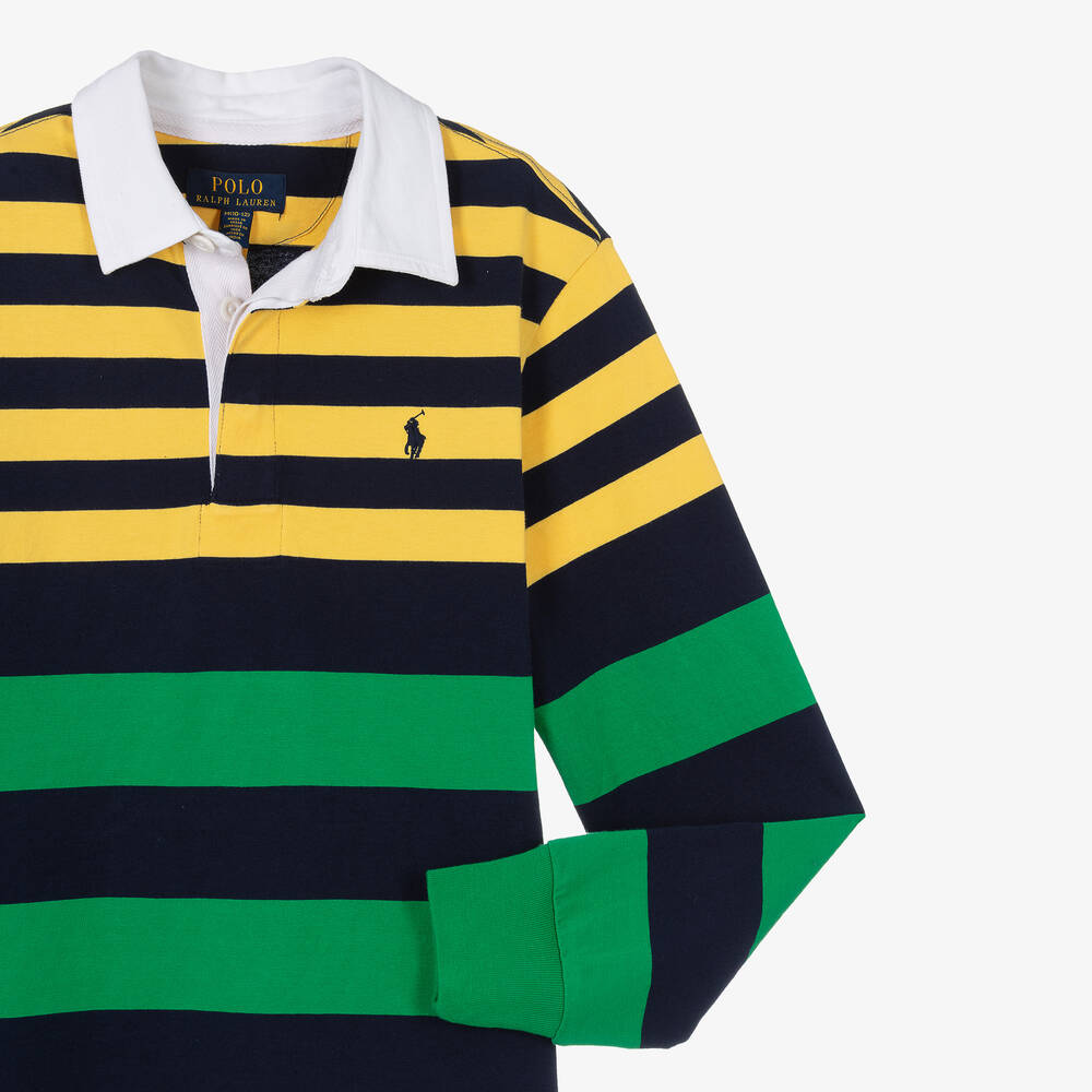Boys in Toyland BORDER RUGBY SHIRT（Boys' Rugby Shirts Tops