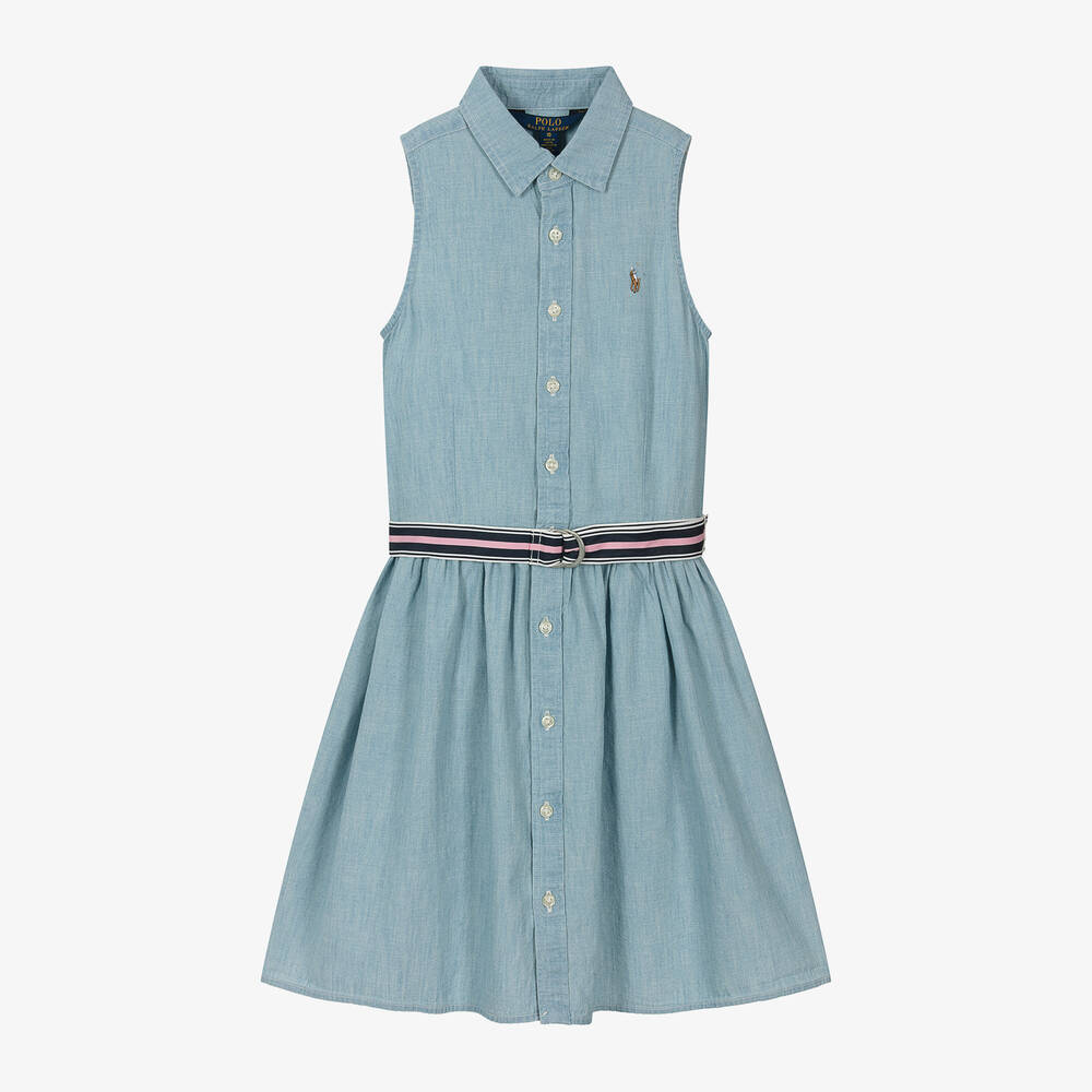 Ralph lauren girls denim dress cheap