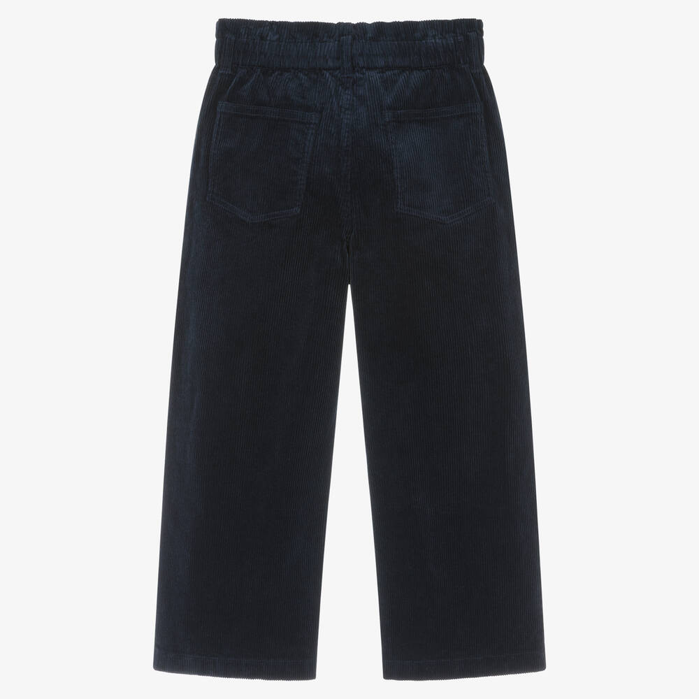 Ralph Lauren-بنطلون تينز بناتي قطن كوردروي لون كحلي | Childrensalon Outlet
