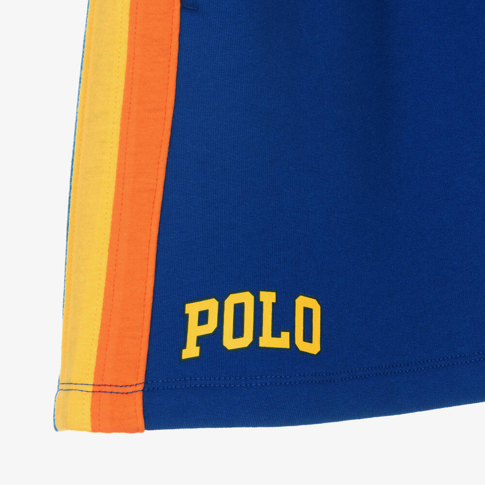 Polo Ralph Lauren-تنورة تينز بناتي قطن جيرسي لون أزرق | Childrensalon Outlet
