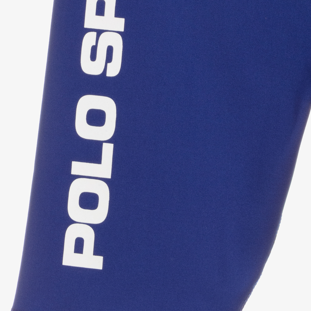 Поло Ralph Lauren-Синие велосипедные шорты для девочек-подростков | Childrensalon Outlet