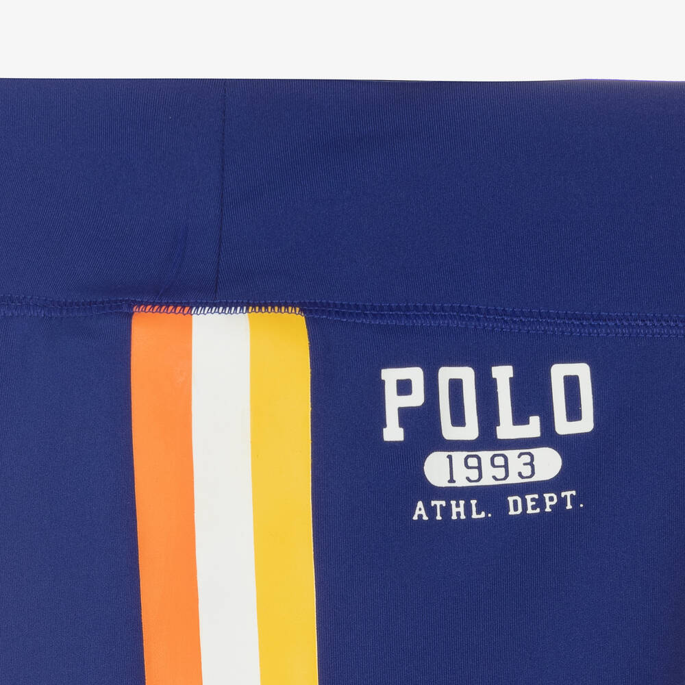 Поло Ralph Lauren-Синие велосипедные шорты для девочек-подростков | Childrensalon Outlet
