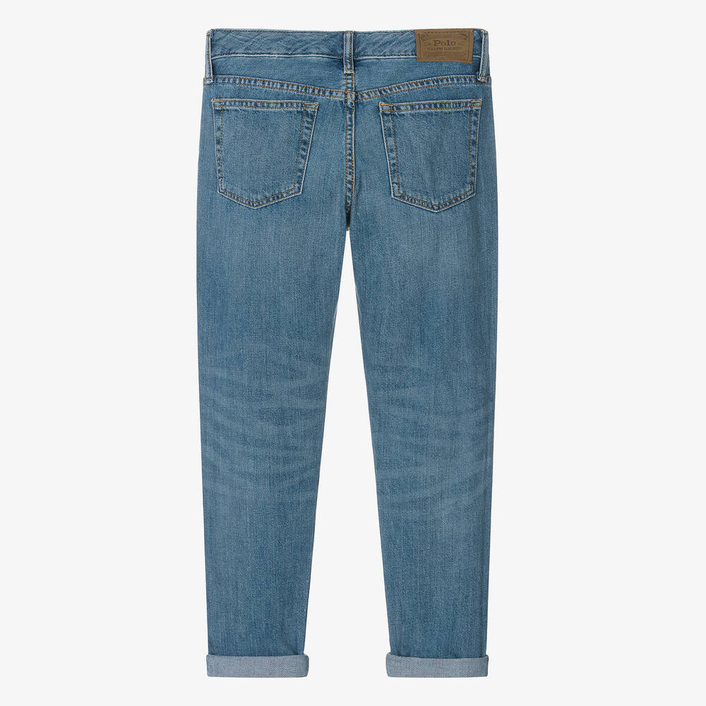 Ralph Lauren Teen Girls Blue Slim Boyfriend Jeans
